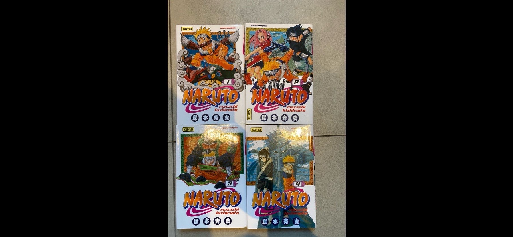 lot 4 mangas naruto