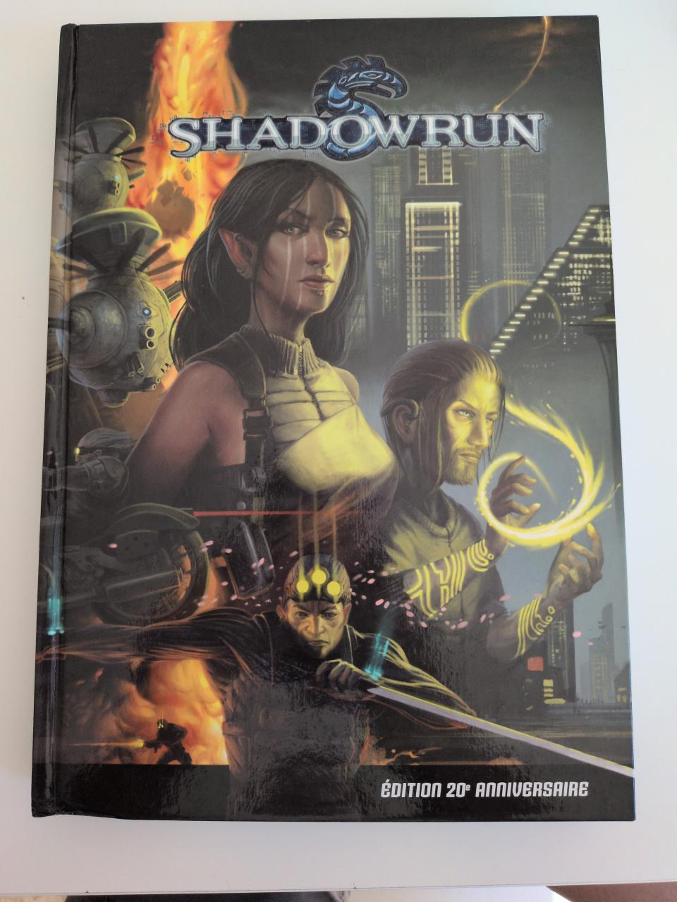 Livre de base Shadowrun édition 20e anniversaire