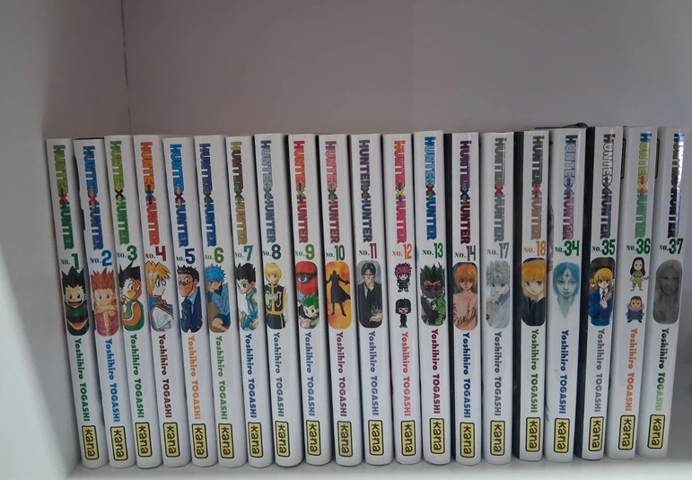 Lot mangas Hunter x Hunter – tomes 1 à 14 + 17 et 18 , 34 à 37
