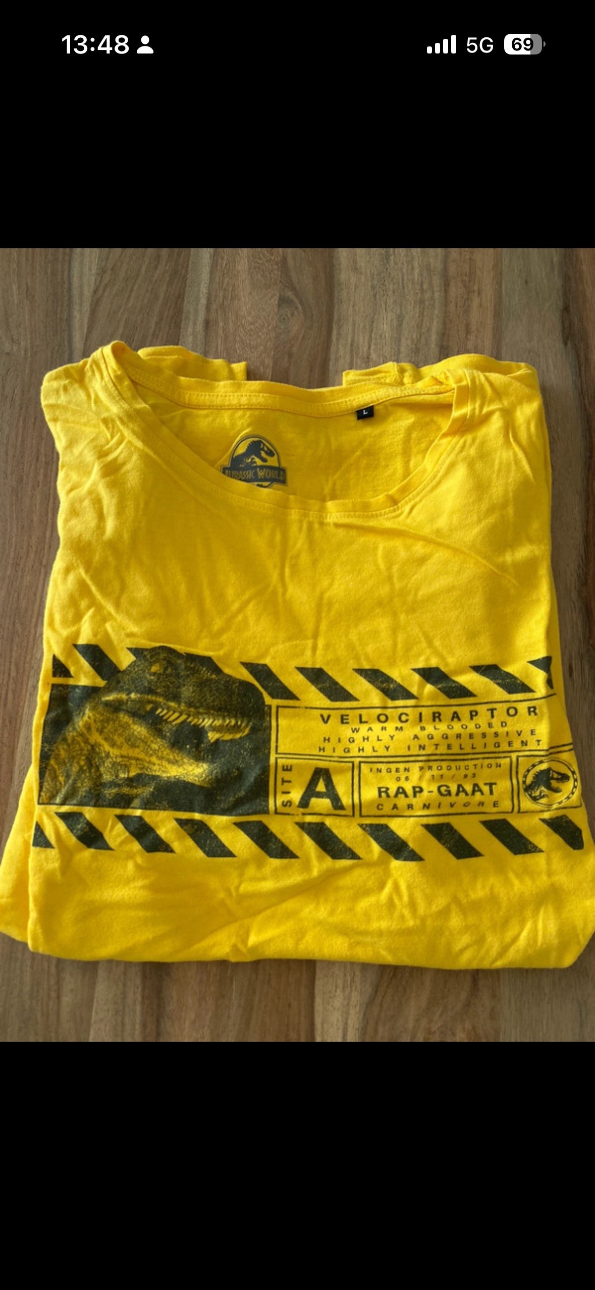T-shirt jurassic world