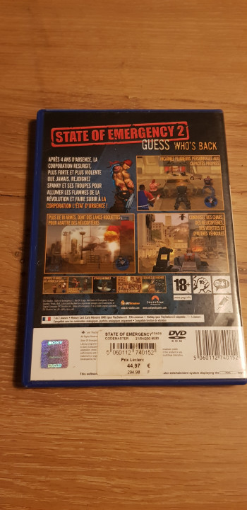 Jeu PS2 State Of Emergency 2 – Complet Et En Français (FR) – Très Bon état